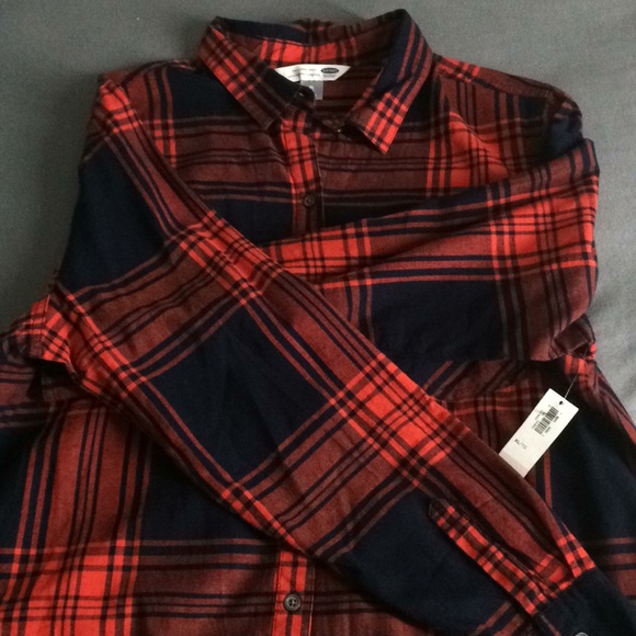 Old navy plad sleeve shirt - Picture 5 of 5